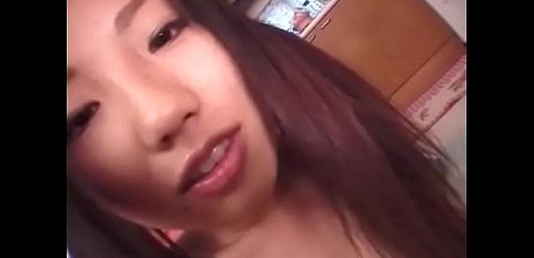  Japanese schoolgirl in pigtails gives handjob Subtitles